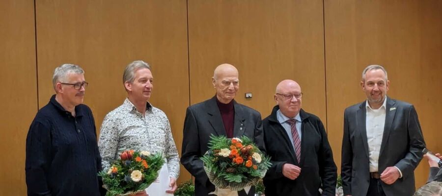 Landesehrenbriefe für Pascal Borchardt und Hans Ullrich